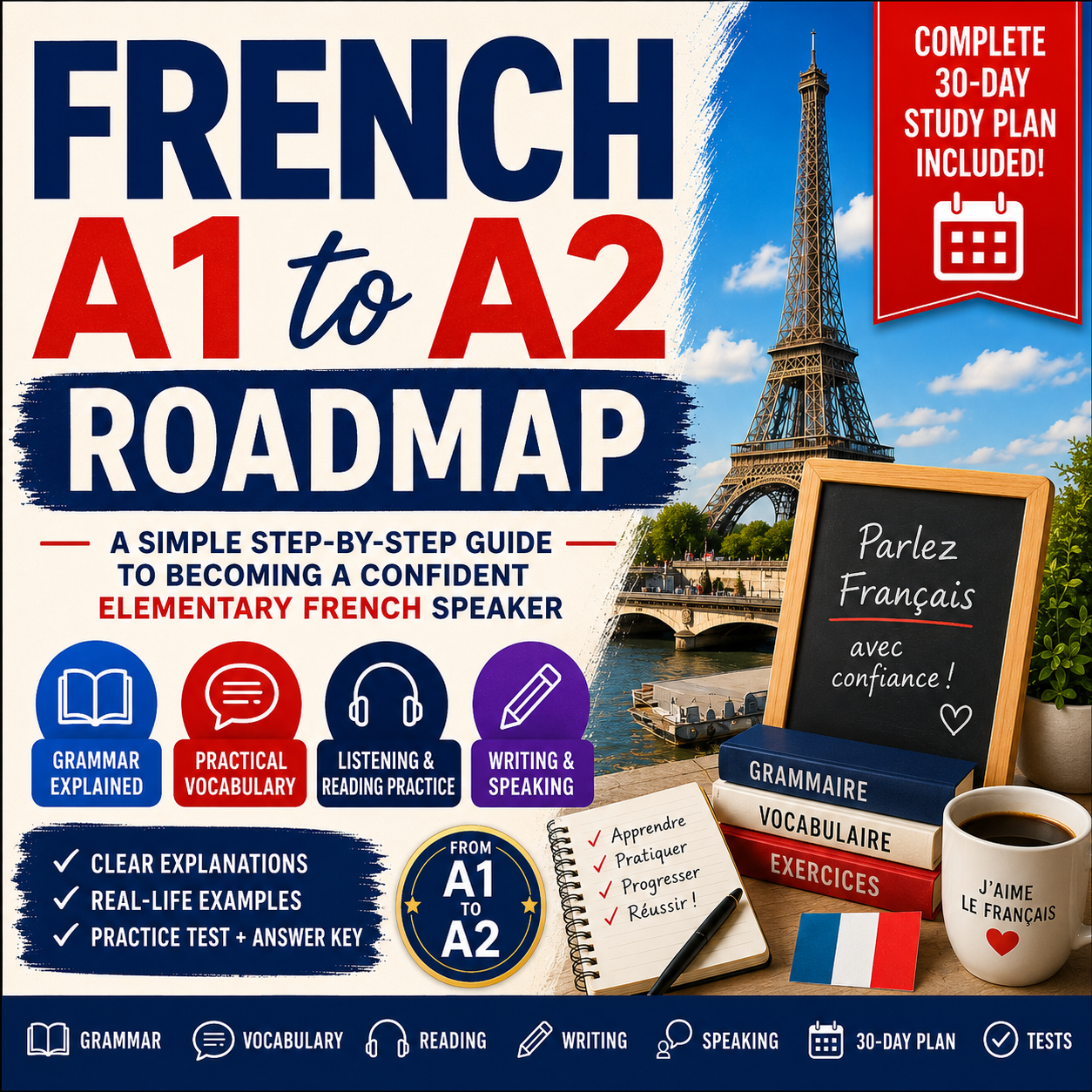 French A1 to A2 roadmap