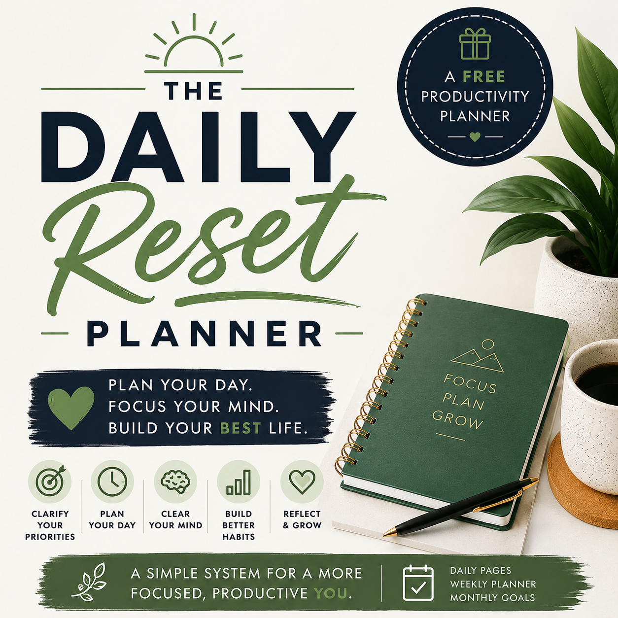 The daily reset planner